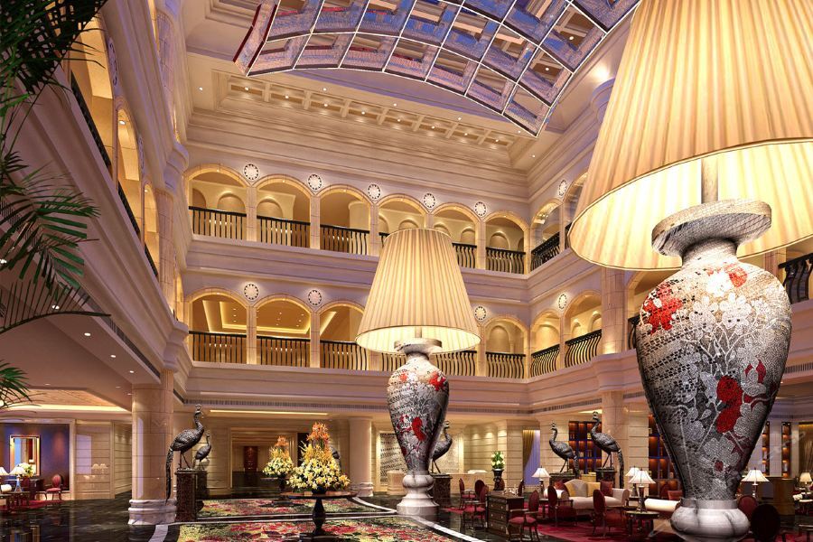 Luxury Blue Horizon Hotel Dongying Luaran gambar
